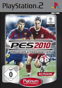 Pro Evolution Soccer 2010 PAL Playstation 2 PAL box art